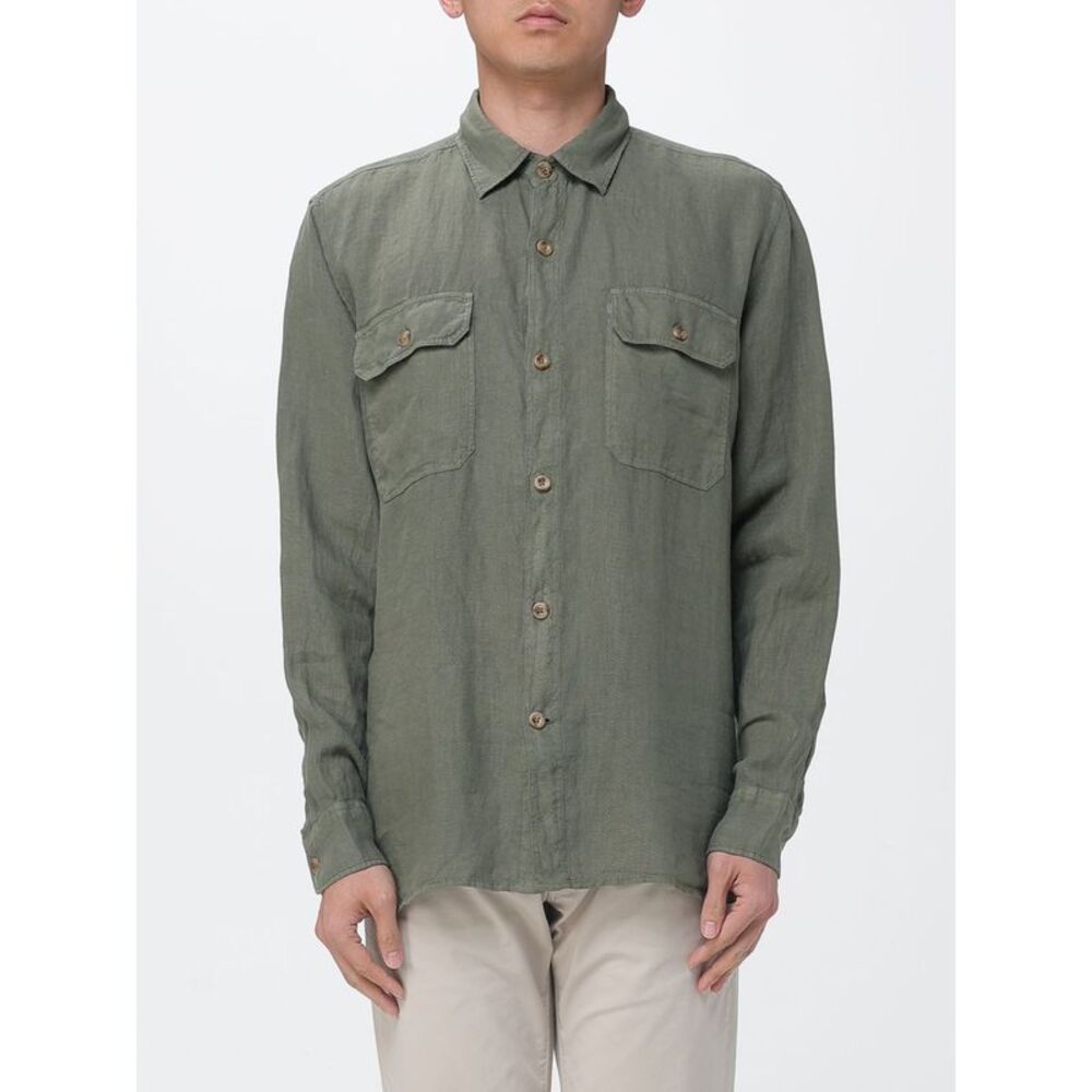 Brooksfield Shirt Men Military